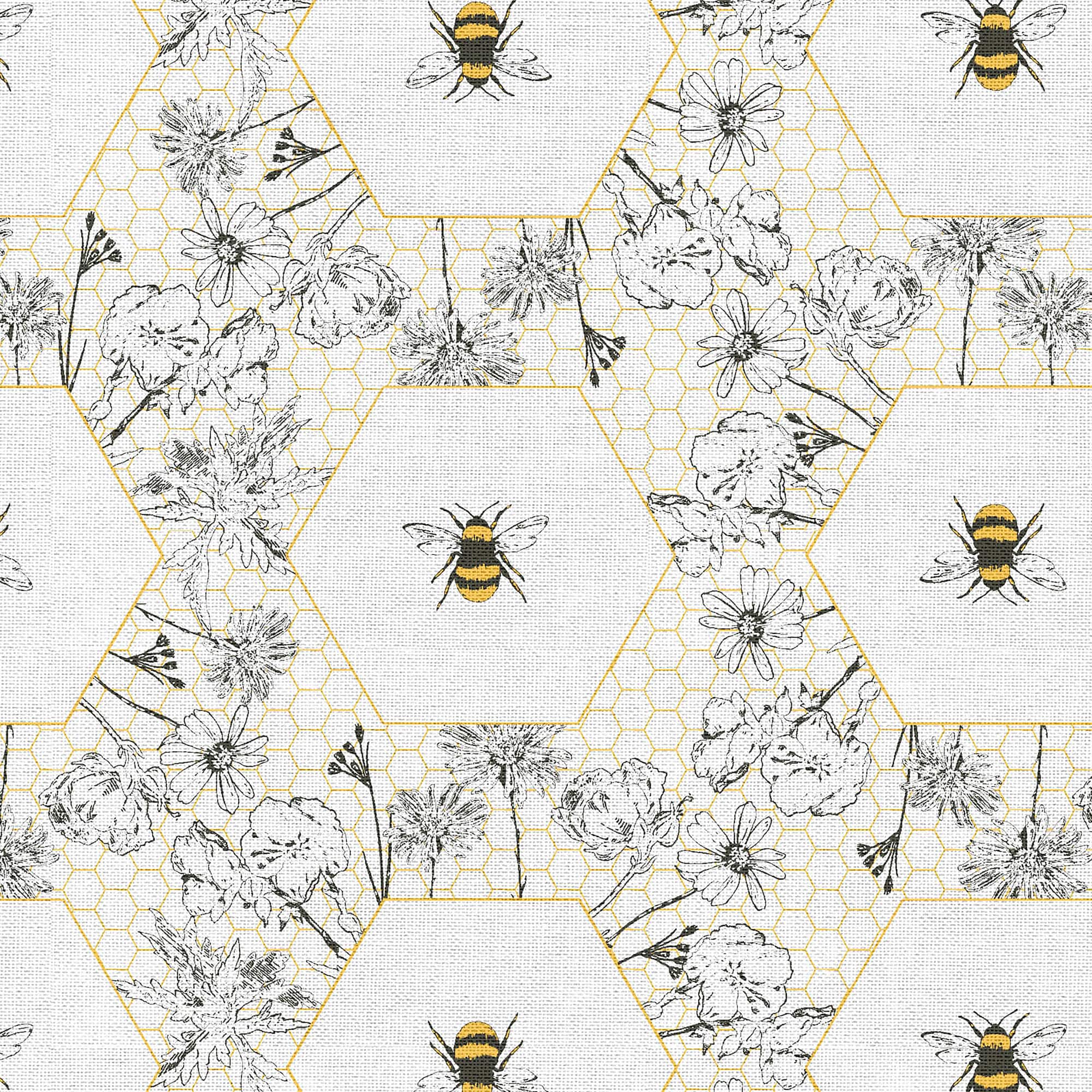 Fabric Editions Bumble Bee Cotton Fabric